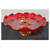 Amberina Moon and Stars Cake Stand This elegant