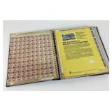 Uncirculated Sheets of US Stamps, including Peace