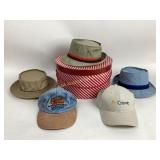 Fisherman roll up hats. Baseball has.