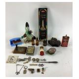 Leaf wall pocket, duck figure, stone egg, color