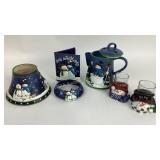 Yankee, candle, snowman, teapot, wax warmer and