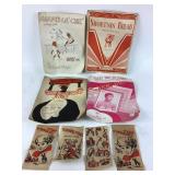 Davy Crockett iron on transfers. Black Americana