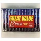New old stock Sony VHS tapes