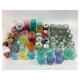 Yankee candle votive holders Holly, pastel and