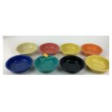 Fiesta bowls, qty 8, various colors,