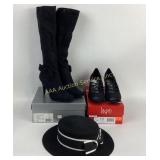 Liz Claiborne Hat, Jessica Simpson Sachet Suede