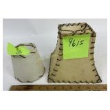 TWO Fiberglass Lampshades