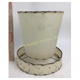 Two-Tiered Fiberglass Lampshade
