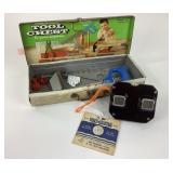 American Tool Chest, with some tools, Sawyers