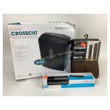 Embassy 8 Sheet Crosscut Paper Shredder NIB,