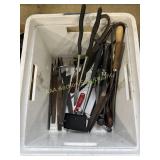 Woodworking tools - files, planers.  Assorted