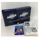 Maxx race cards, premier series album with cards.