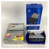 Onn cassette recorder, loud beep alarm clock,