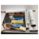 Posters including Indy Car, Classic Cars, Larry