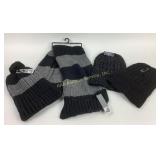 Knit winter hats. JCPenney hat and scarf,