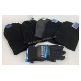 Knit hats winter glove sets. Isotoner menï¿½s