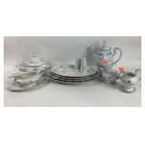 Jonathan Haviland Blue Garland Fine china tureen,