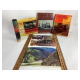 Railroad/locomotive books, trains and transition,