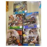 Puzzles, NIB, Baylock fine art, qty 5, 750 and