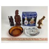 Wood Carved Figurines, Resin Carved Figurine,