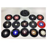 Vinyl 45 records, gene Ammon, circus, polka,