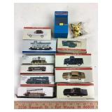 GM 1955 Chevrolet Belair plastic car, 1956 Ford F