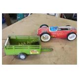 Cragstan 301 Race Car & Wagon Metal