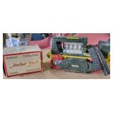 Linemar Tin Toy Military Tractor, Anchor-Fast in