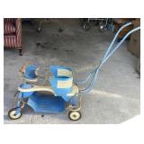 Taylor Tot stroller in classic blue, showcasing