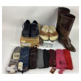 Birkenstock Sandal 8, MPO Brown Boots (flaking