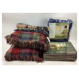 Terry Redlin throw and calendars. Acrylic thermal