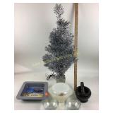 Glass bake casserole dish with lid