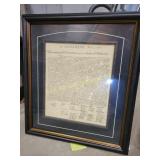 Dog Crate 15Hx12Wx17D, Framed Constitution,