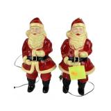 Hard plastic Santaï¿½s one has cracks and broken