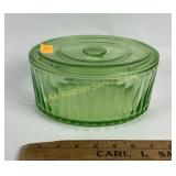 Uranium dish lid has chip