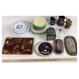 Srcopal france plates, riviera ware plates.