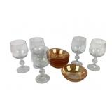 Bohemia Crystal Cascade Bell Etched Ball Stem