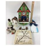 Mel V Inc. Wall Plaque, Avon Santa