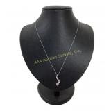 .925 Sterling silver chain and pendant 2.99 g