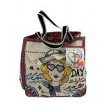 Brighton Canvas Seas the Day Nautical Tote Bag