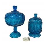 Moon and Stars candy dish with lid, Moon and