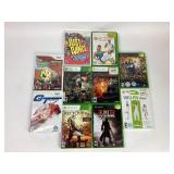 Wii and Xbox games:  Wii SpongeBob SquarePants,