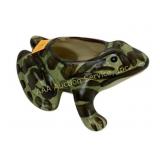 Unsigned McCoy frog planter. With crazing.