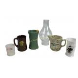 McCoy unsigned green vase. Hop a long Cassidy milk