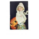 Ellen H. Clasaddle Halloween post card, post mark