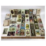 Holiday postcards: Thanksgiving and christmas