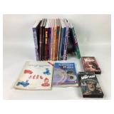 Guidebooks. VHS tapes The Mummy,The