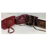 Leather purses,  Lucky brand, American angel, St.