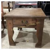 Wooden Side Table with Drawer ï¿½ Classic wooden