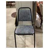 Paisley vinyl 10 chairs stackable chairs